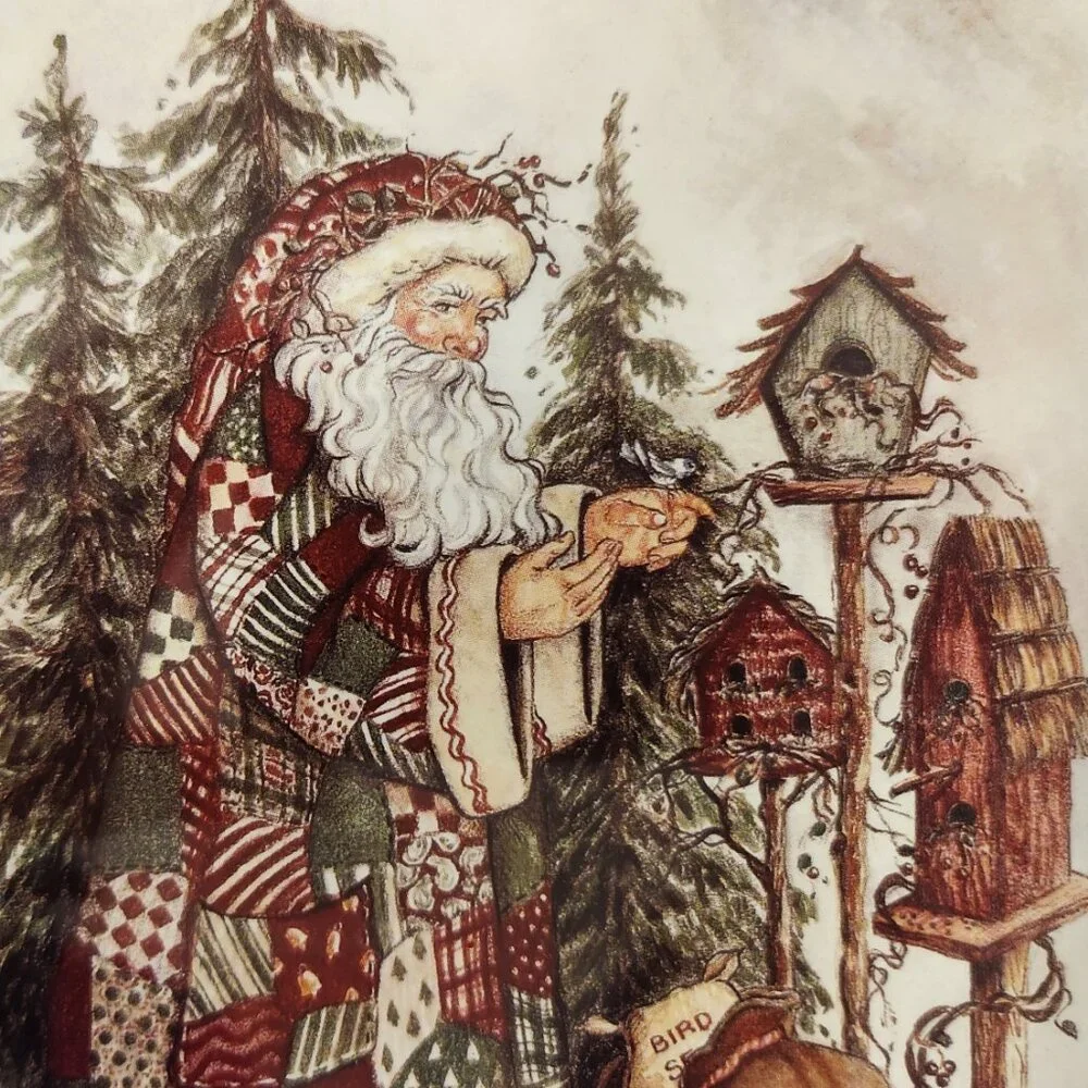 Charlotte Mortimer Old World Santa Prints Matted and Framed EUC - Picture 3 of 8